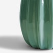 Wazon ryflowany, zielony, 24,8 cm - 3
