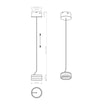 Lampa wisząca LED czarna DIOS - 3