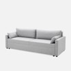 Sofa rozkładana szara TAGO - 4