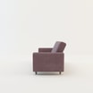 Sofa rozkładana różowa NICEA - 3