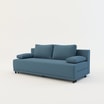 Sofa 3-osobowa niebieska BAHAMA - 2