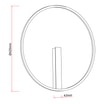 Lampa sufitowa LED czarna CORIT 42,5 cm - 4