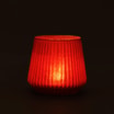 Świecznik na tealight, czerwony, 11 cm - 4