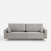 Sofa 3-osobowa rozkładana szara MOSKA - 1
