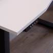Biurko z regulacją wysokości białe SMOOTH 140x58 cm - 3