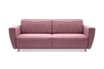 Sofa pudrowy róż PRIIMA - 1