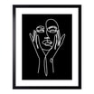Obraz Line Art Twarz LINEAR II 43x53 cm - 1