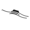 Lampa sufitowa czarna LED ROUTE fale - 3