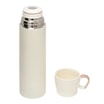 Termos z zakrętką w kształcie filiżanki biały 500 ml - 2
