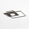 Lampa sufitowa LED z ramką kwadratowa czarna DOMINO - 1