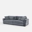Sofa rozkładana 4-osobowa NOEMI szary - 5