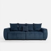 Sofa rozkładana granatowa CORTONA - 1