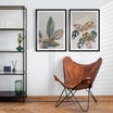 Obraz nowoczesny PASTEL LEAVES I 50x70 cm - 2