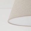 Lampa sufitowa lniany abażur beżowa FORMO 38 cm - 6