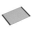 Komplet zlewozmywak QUADRON czarny SMART 62x44 cm z baterią, dozownikiem, matą i syfonem - 3