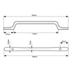 Uchwyt PORTO LEO 19,5 cm grafit - 2