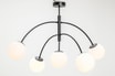 Lampa sufitowa kule czarna VOLTA 5 - 2