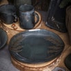 Talerz ceramiczny płytki SOSNOWY LAS 21 cm - 2