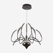 Lampa wisząca LED czarny chrom HAMPTON - 1