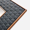 Lustro 40x130 cm w czarnej ramie - 3