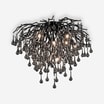 Lampa sufitowa czarna ICICLE fi 50 cm - 2