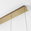 Lampa wisząca LED 2 pierścienie złota CHOLET - 5