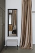 Lustro 40x130 cm w czarnej ramie ALPI - 2
