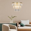 Lampa wisząca glamour złota TIFANNY - 2