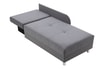 Sofa rozkładana szaro-różowa LETTO lewa - 4