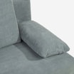Sofa 3-osobowa z funkcją spania szara VERA - 3