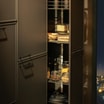 Uchwyt PORTO PLUS czarny LOUNGE 17,4 cm - 3