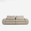 Sofa 4-osobowa rozkładana CUBE BIG beżowa - 1