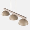 Lampa wisząca 3 klosze sabbia OSLO - 3