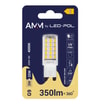 Żarówka LED G9 3W barwa neutralna AMM-G9-3W-DW - 2
