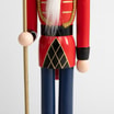 Figurka czerwono-niebieska DZIADEK DO ORZECHÓW 81 cm - 3