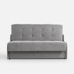 Sofa rozkładana 3-osobowa popielata MATI III - 1