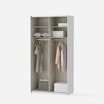 Szafa przesuwna z lustrem FITIO mat 120 cm - 5