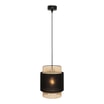 Lampa wisząca rattanowa czarna BOHO 20 cm - 3
