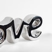 Dekoracyjny napis srebrny LOVE 29x11,4 cm  - 3