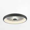Plafon LED 37W czarny VERTIGO z pilotem fi 61,5 cm - 2