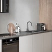 Komplet zlewozmywak QUADRON inox AVENIR SMART 40X45 cm z baterią - 2