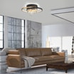Lampa sufitowa LED czarno-złota ROTAZO - 4