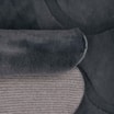 Dywan FALE PIASKU BISCUIT, antracytowy, 80x150 cm - 2