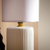 Lampa stołowa nocna biała 27,5 cm - 3