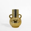 Wazon ceramiczny złoty 15 cm - 1