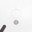 Kinkiet LED RGB Wi-Fi stalowy Q-ARKOA z pilotem - 1