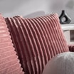Fotel loveseat pudrowy róż NOEMI - 4