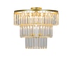 Lampa sufitowa glamour złota TIFANNY - 1