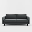 Sofa 3-osobowa grafitowa BRUNO - 1