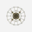 Lampa wisząca transparentne szkło złota NIRA 43 cm - 4